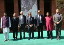 Mr. Nicolas Sarkozy Visited Gandhi Smriti